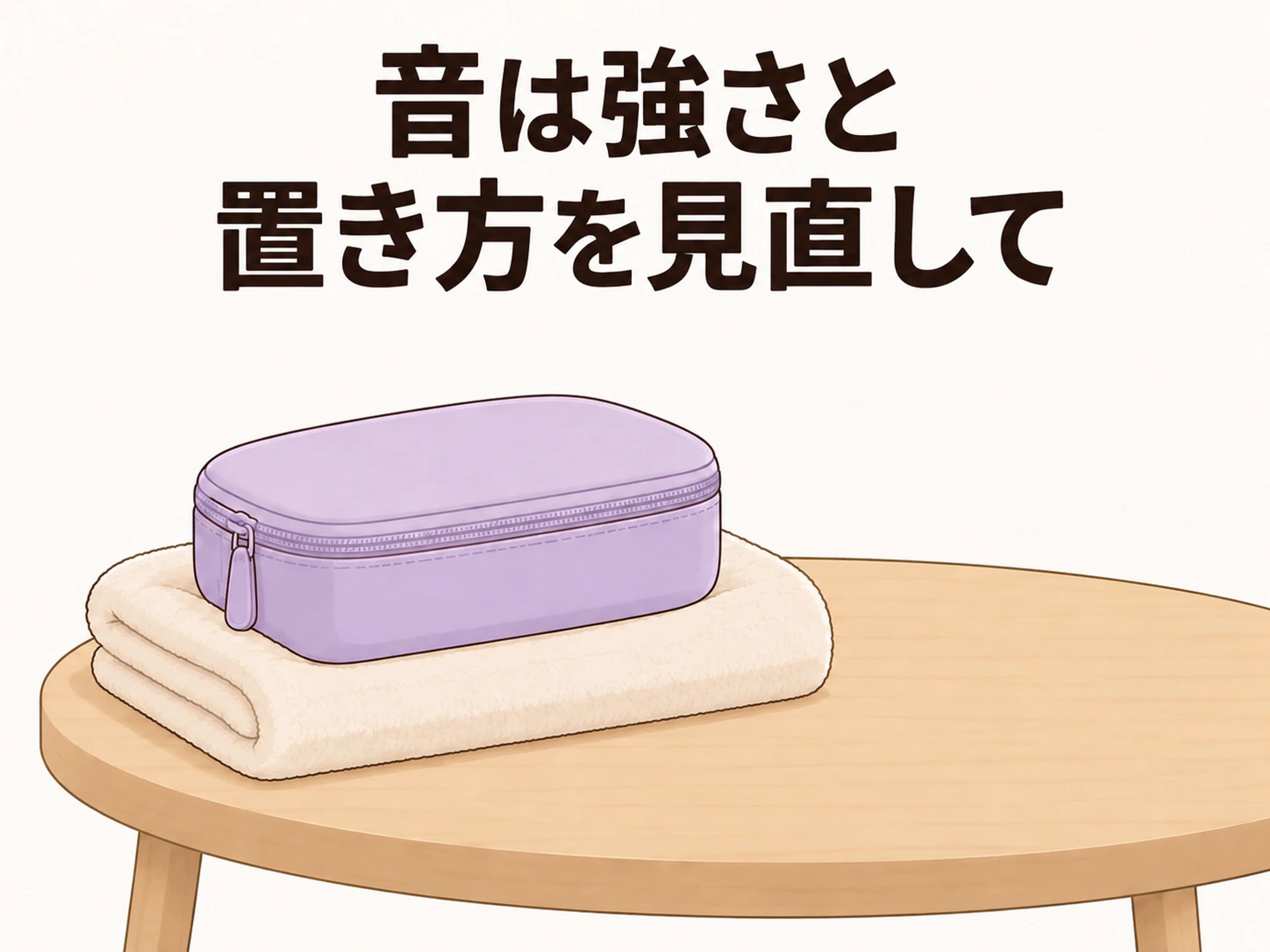 音は強さと置き方を見直して