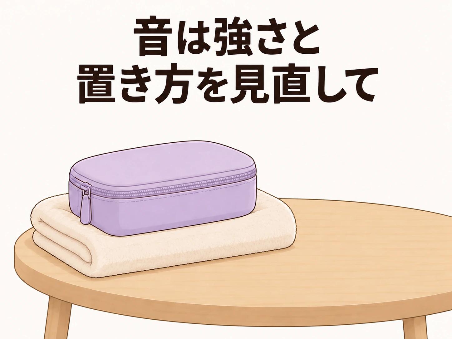 音は強さと置き方を見直して