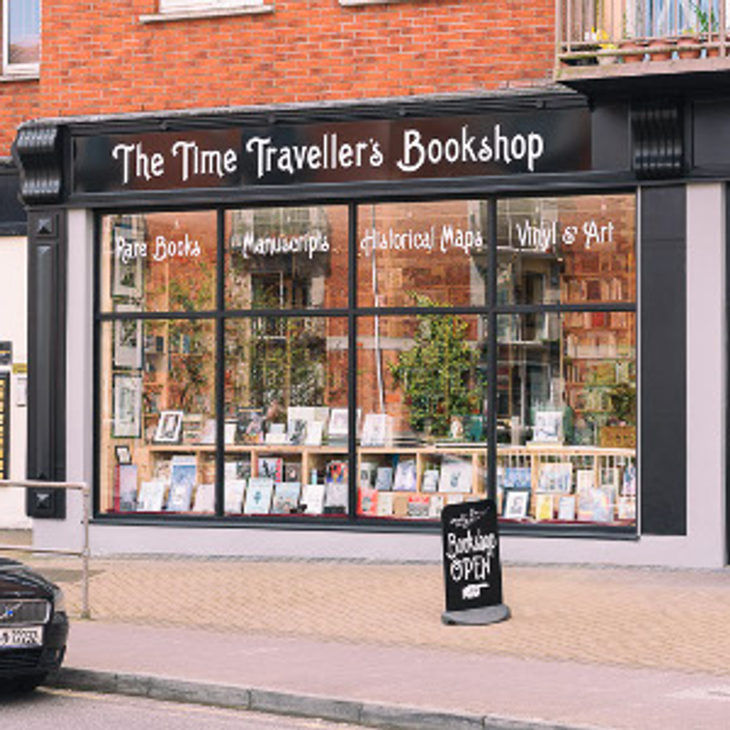 The Time Traveller's Bookshop storefront