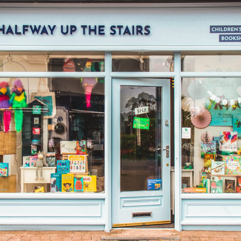 Halfway Up the Stairs storefront