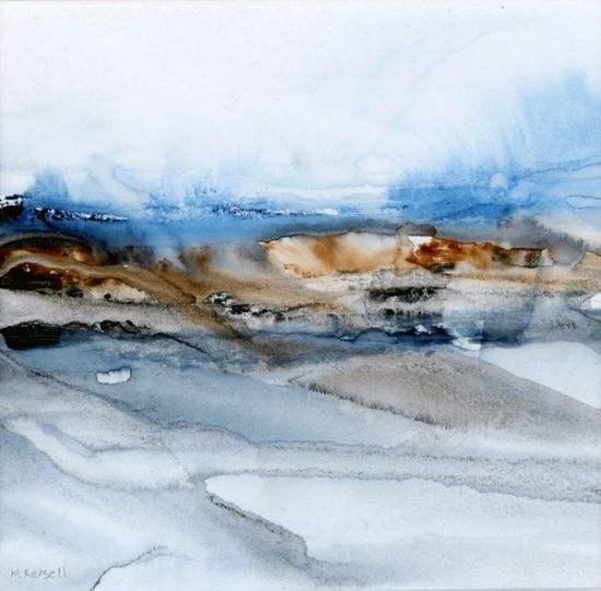 A featured painting from the album: Abstract Watercolor Landscapes