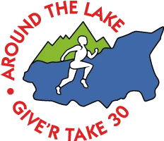 Around the Lake Give ‘R Take Trail Race logo