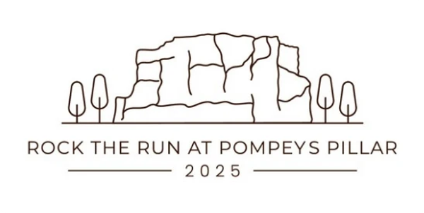 The Friends Of Pompeys Pillar's Run the Rock 5K logo