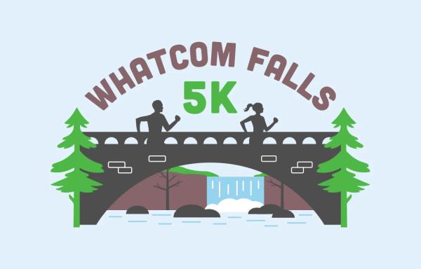 Whatcom Falls 5K logo