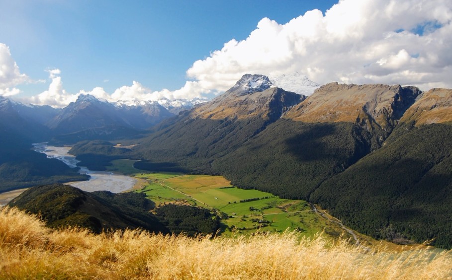 Glenorchy, from Mt Alfred summit