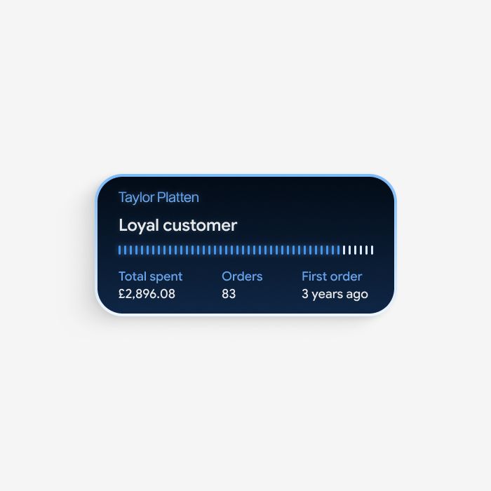 Customer Modal