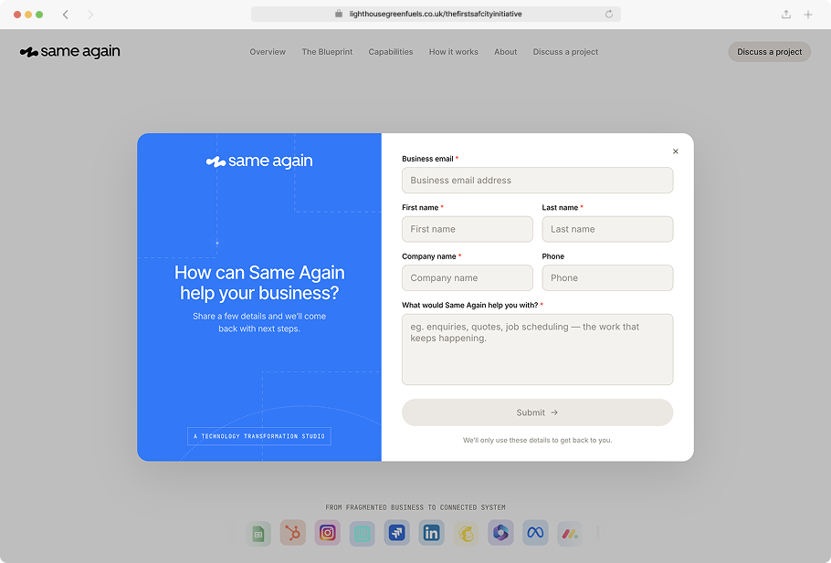 Contact Modal