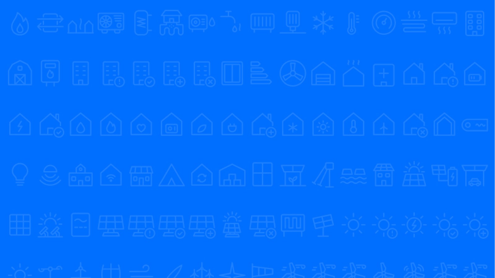 A sheet of faded icons