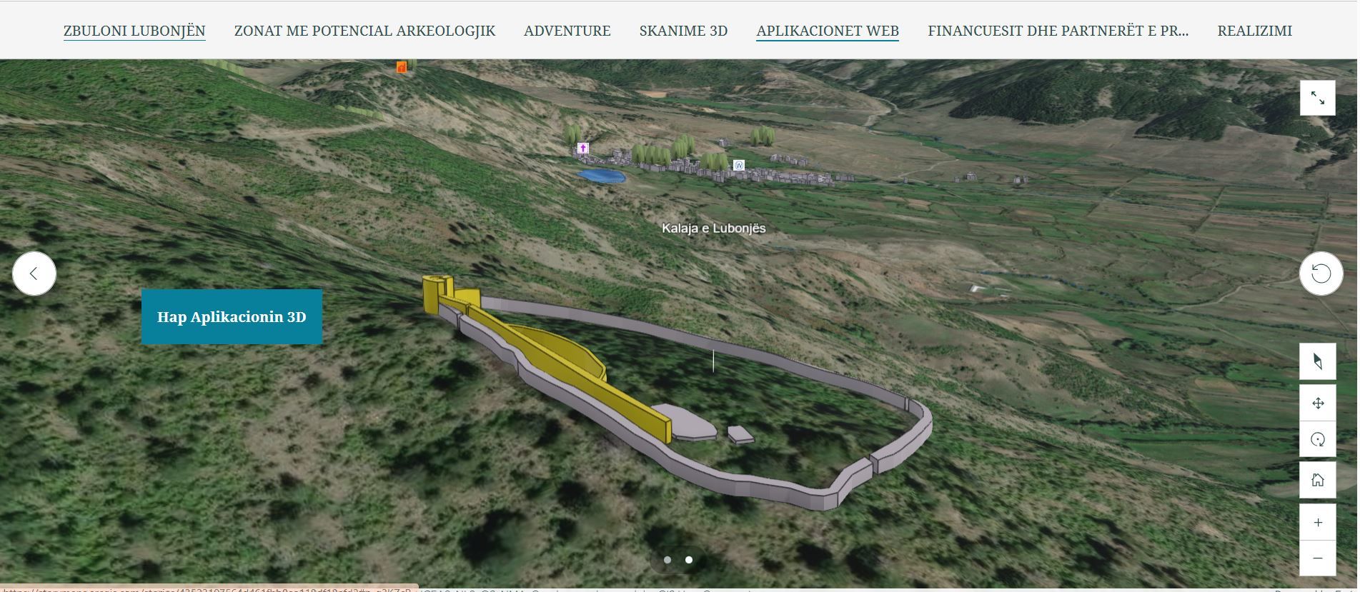 Ndërtimi WEB GIS Lubonjë