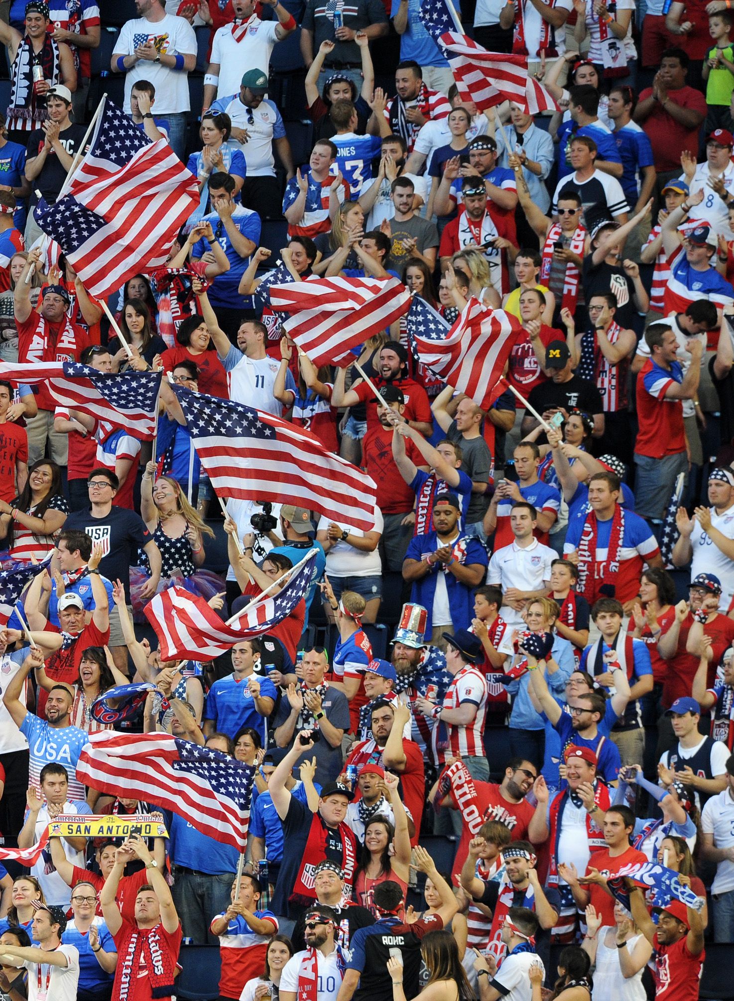 U.S. Soccer Fans In Stadium