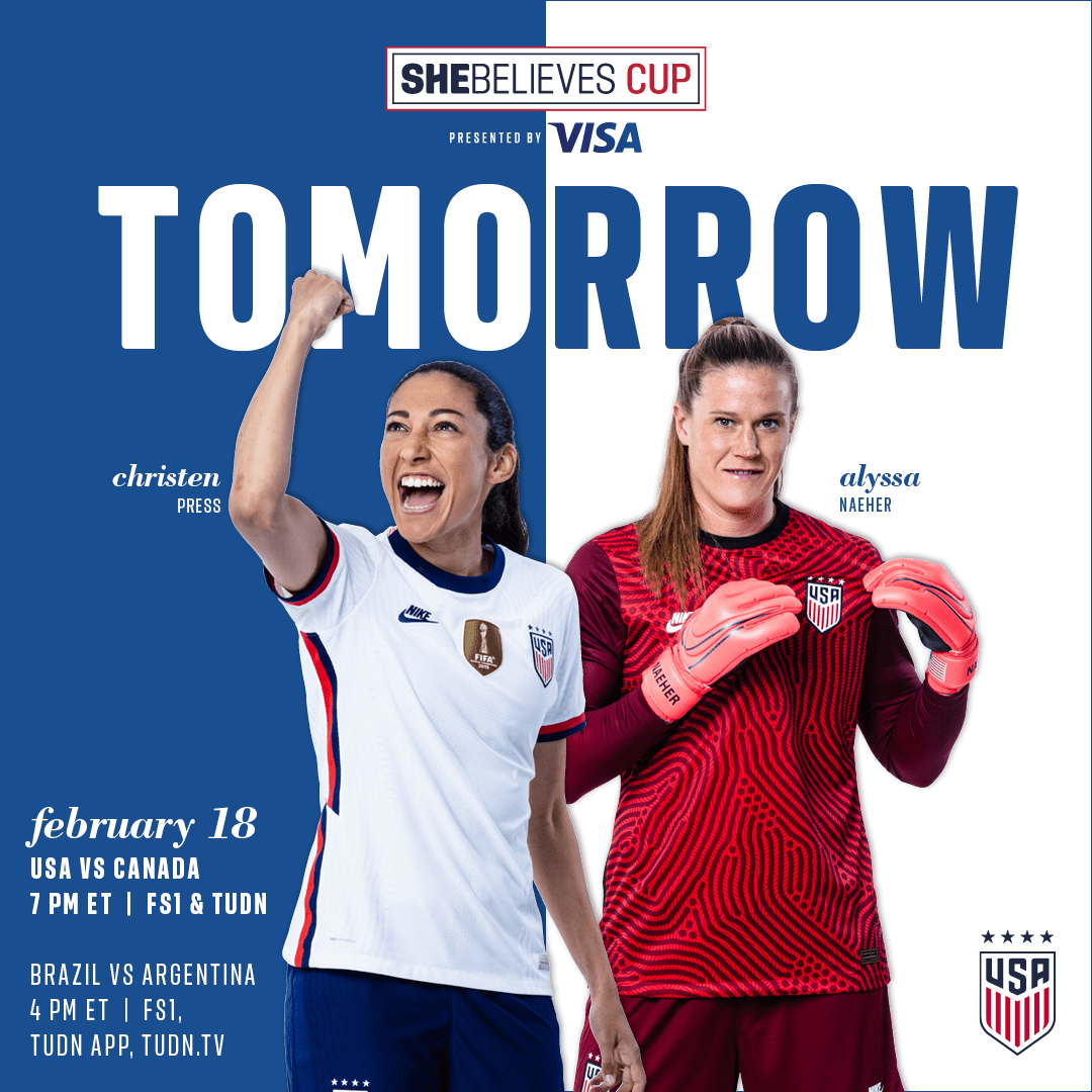 2021 SheBelieves Cup uswnt vs Canada Preview Schedule TV Channels Start Time