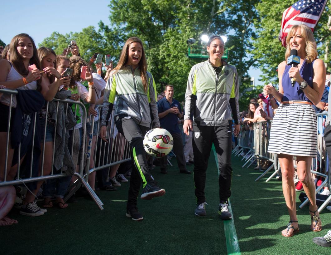 Morgan Brian & Hope Solo