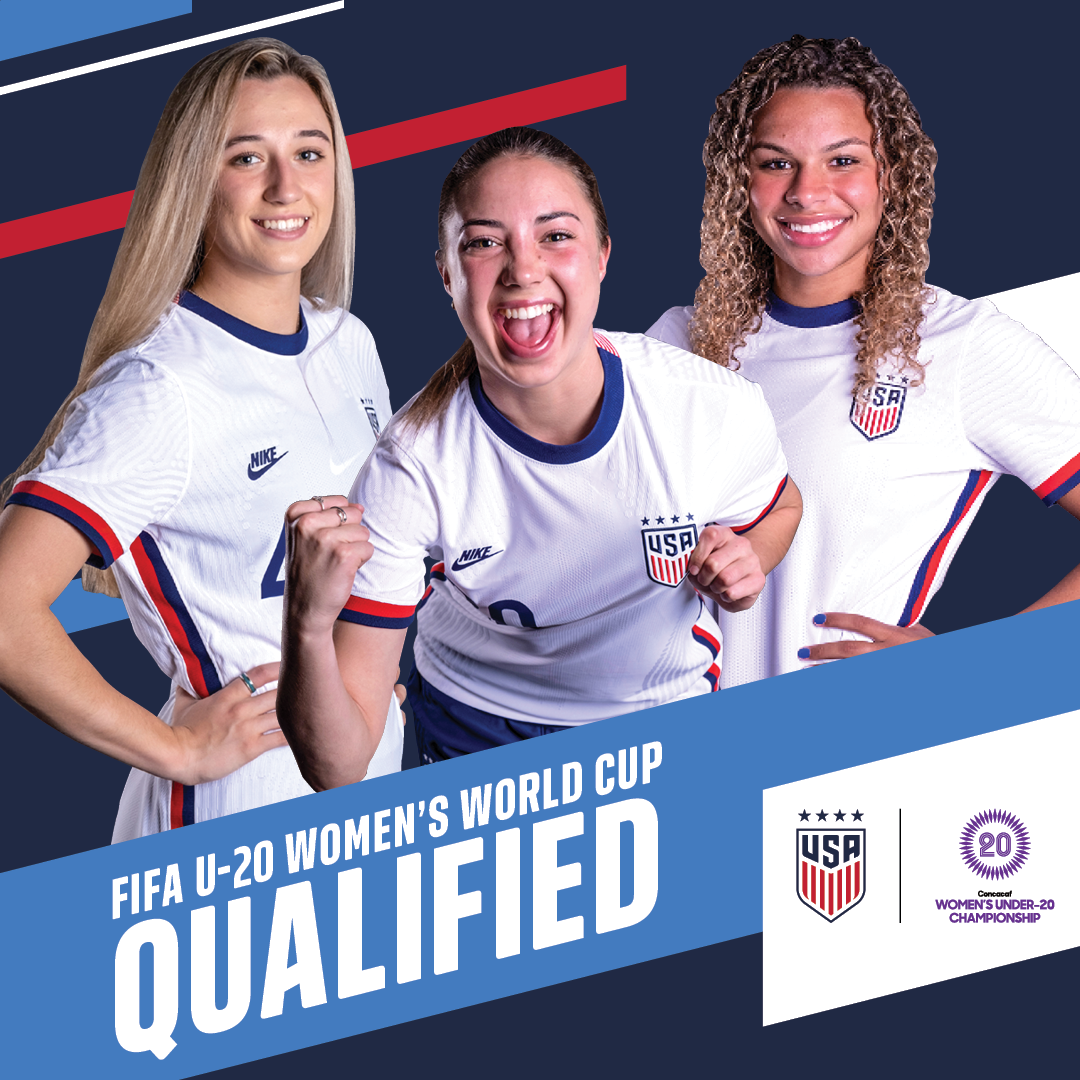 USA Qualifies For 2022 FIFA U-20 Women's World Cup With 7-0 Victory Against Puerto Rico In Semifinal Of Concacaf Women's U-20 Championship