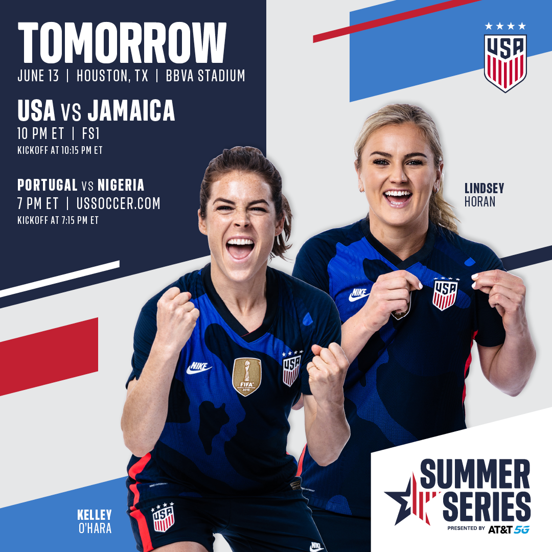 Summer Series uswnt vs Jamaica Preview Schedule TV Channels Start Time