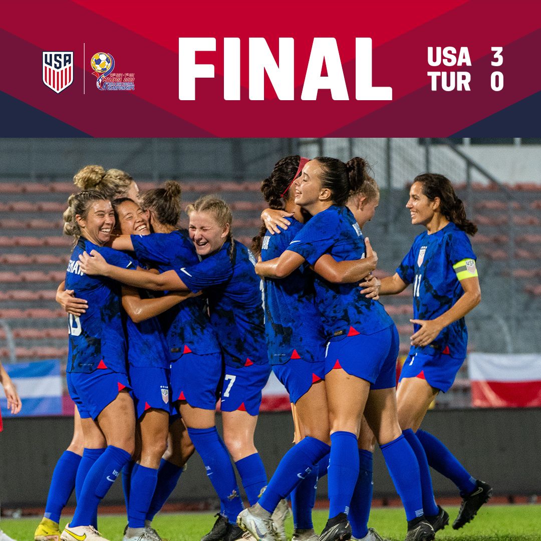 U.S. Deaf WNT Defeats Turkey 3-0 to Win Its Third Women’s World Deaf Football Championship