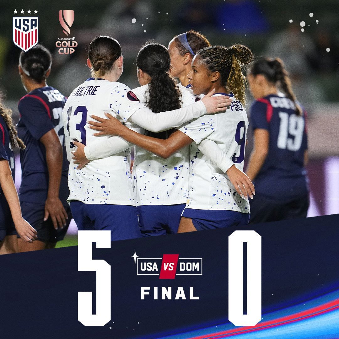 U.S. Women’s National Team Opens 2024 Concacaf W Gold Cup With 5-0 Win Against Dominican Republic