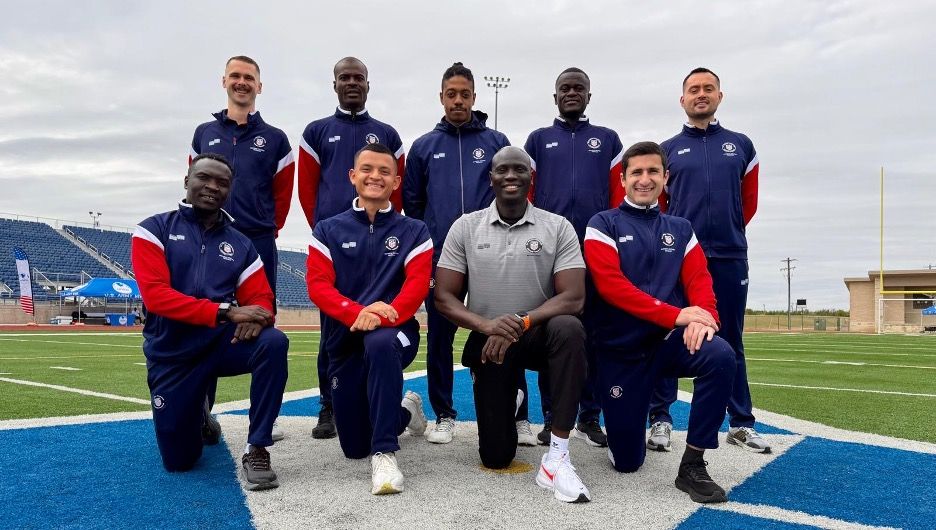 United Officials Group pose for a group photo at the 2026 Dallas Cup in Dallas, Texas.
