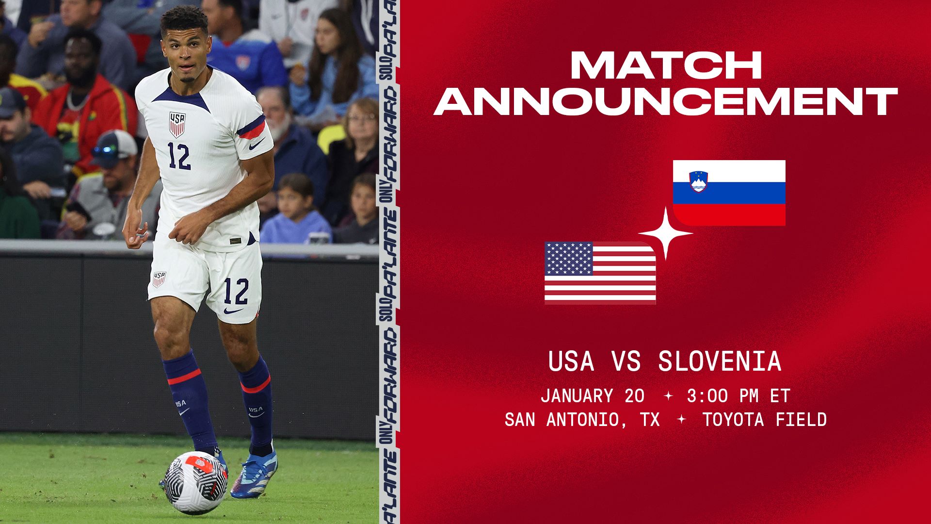 U.S. Men’s National Team to Open 2024 Against Slovenia on Jan. 20 in