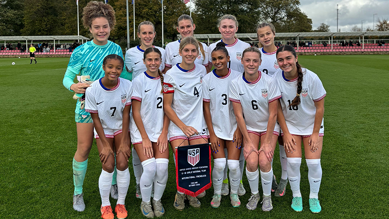 U.S. Under-16 Girls’ National Team Downs England, 2-1, to Sweep Two-game Set against the Hosts