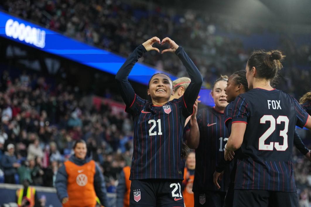 U.S. Women's National Team Defeat Colombia 1-0 On Late Goal From Alyssa Thompson to Win Its Eighth SheBelieves Cup, Presented By Visa
