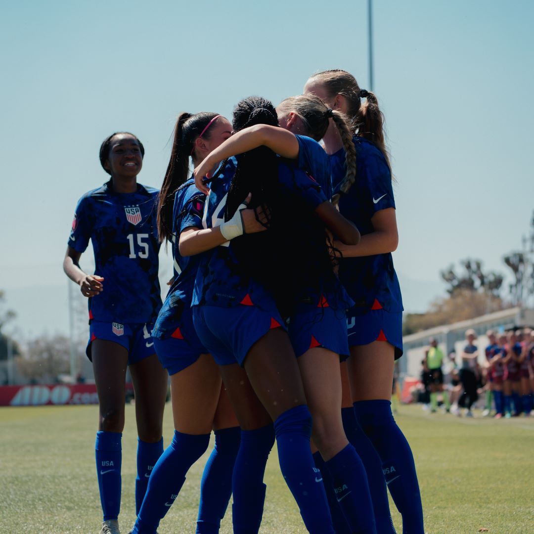 U 17 WYNT Routs Canada 5 0 To Take Top Spot in Group B At 2024 Concacaf Womens U 17 Championship