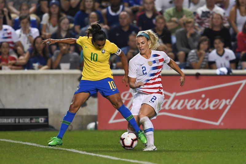 WNT vs Brazil Julie Ertz