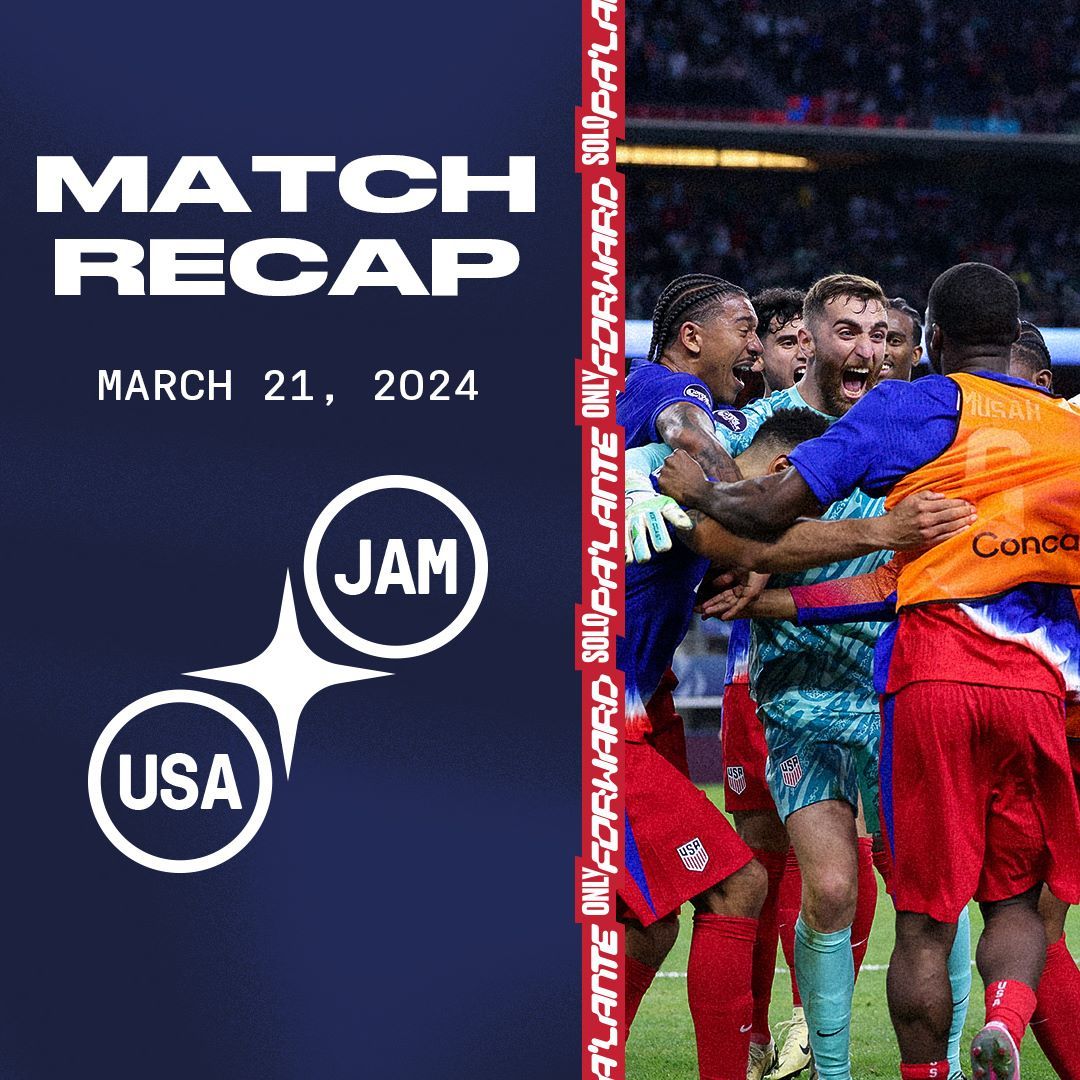 U.S. Men’s National Team Advances to 2024 Concacaf Nations League Final with 3-1 Semifinal Win over Jamaica
