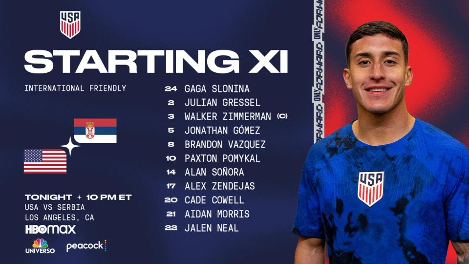 International Friendly: USA vs. Serbia - Lineup, Schedule & TV Channels international-friendly-usa-vs-serbia-lineup-schedule-tv-channels