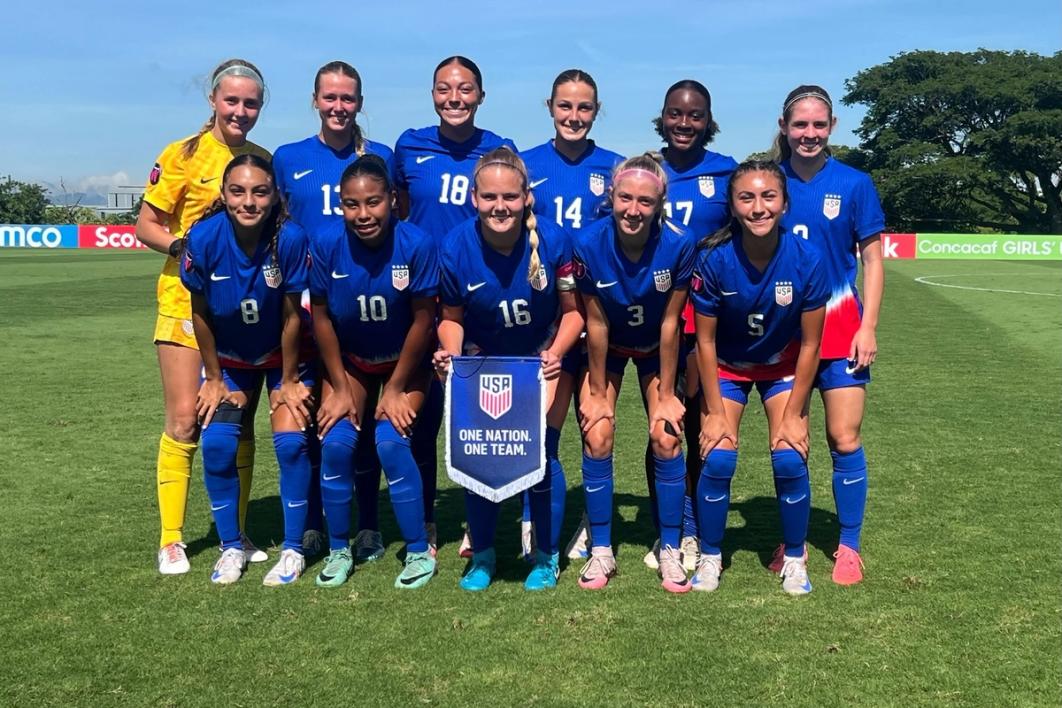 The US U-15 Starting 11 at midfield