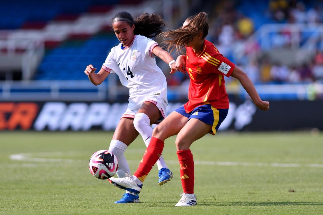 A US U-20 WYNT Player challenges a Spanish player during a match at the FIFA U-20 Women's World Cup​​​​‌﻿‍﻿​‍​‍‌‍﻿﻿‌﻿​‍‌‍‍‌‌‍‌﻿‌‍‍‌‌‍﻿‍​‍​‍​﻿‍‍​‍​‍‌﻿​﻿‌‍​‌‌‍﻿‍‌‍‍‌‌﻿‌​‌﻿‍‌​‍﻿‍‌‍‍‌‌‍﻿﻿​‍​‍​‍﻿​​‍​‍‌‍‍​‌﻿​‍‌‍‌‌‌‍‌‍​‍​‍​﻿‍‍​‍​‍‌‍‍​‌﻿‌​‌﻿‌​‌﻿​​‌﻿​﻿​﻿‍‍​‍﻿﻿​‍﻿﻿‌﻿‌‌‌﻿​﻿‌﻿​﻿‌‍‌‍​‍﻿‍‌﻿​﻿‌‍​‌‌‍﻿‍‌‍‍‌‌﻿‌​‌﻿‍‌​‍﻿‍‌﻿​﻿‌﻿‌​‌﻿‌‌‌‍‌​‌‍‍‌‌‍﻿﻿​‍﻿﻿‌‍‍‌‌‍﻿‍‌﻿‌​‌‍‌‌‌‍﻿‍‌﻿‌​​‍﻿﻿‌‍‌‌‌‍‌​‌‍‍‌‌﻿‌​​‍﻿﻿‌‍﻿‌‌‍﻿﻿‌‍‌​‌‍‌‌​﻿﻿‌‌﻿​​‌﻿​‍‌‍‌‌‌﻿​﻿‌‍‌‌‌‍﻿‍‌﻿‌​‌‍​‌‌﻿‌​‌‍‍‌‌‍﻿﻿‌‍﻿‍​﻿‍﻿‌‍‍‌‌‍‌​​﻿﻿‌​﻿‌​​﻿‌‌‌‍‌‍​﻿‍‌‌‍‌‌‌‍​‌​﻿​‍​﻿​‌​‍﻿‌​﻿‌​​﻿‌​​﻿​‍​﻿​​​‍﻿‌​﻿‌​‌‍​‍​﻿‌﻿‌‍​﻿​‍﻿‌​﻿‍​​﻿‌​​﻿​​​﻿‍‌​‍﻿‌​﻿‍​​﻿‌﻿​﻿‍‌​﻿​‌‌‍​﻿‌‍​﻿​﻿‌‍​﻿‌‌​﻿‌‌​﻿‍​​﻿‌﻿​﻿​‍​﻿‍﻿‌﻿‌​‌﻿‍‌‌﻿​​‌‍‌‌​﻿﻿‌‌﻿​﻿‌﻿‌​‌‍﻿﻿‌﻿​‍‌﻿‍‌​﻿‍﻿‌﻿​​‌‍​‌‌﻿‌​‌‍‍​​﻿﻿‌‌‍​﻿‌‍﻿﻿‌‍﻿‍‌﻿‌​‌‍‌‌‌‍﻿‍‌﻿‌​​‍‌‌​﻿‌‌‌​​‍‌‌﻿﻿‌‍‍﻿‌‍‌‌‌﻿‍‌​‍‌‌​﻿​﻿‌​‌​​‍‌‌​﻿​﻿‌​‌​​‍‌‌​﻿​‍​﻿​‍‌‍​﻿​﻿​​‌‍‌​​﻿​﻿​﻿‍‌‌‍‌‍‌‍​﻿‌‍‌‍‌‍​﻿​﻿​‌​﻿‌‍‌‍‌​​‍‌‌​﻿​‍​﻿​‍​‍‌‌​﻿‌‌‌​‌​​‍﻿‍‌‍‍‌‌‍﻿‌‌‍​‌‌‍‌﻿‌‍‌‌‌​‌​‌‍‌‌‌﻿​﻿‌‍‍﻿‌﻿‌​‌‍﻿﻿‌﻿​​​‍﻿‍‌‍​‌‌‍﻿​‌﻿‌​​﻿﻿﻿‌‍​‍‌‍​‌‌﻿​﻿‌‍‌‌‌‌‌‌‌﻿​‍‌‍﻿​​﻿﻿‌‌‍‍​‌﻿‌​‌﻿‌​‌﻿​​‌﻿​﻿​‍‌‌​﻿​﻿‌​​‌​‍‌‌​﻿​‍‌​‌‍​‍‌‌​﻿​‍‌​‌‍‌﻿‌‌‌﻿​﻿‌﻿​﻿‌‍‌‍​‍﻿‍‌﻿​﻿‌‍​‌‌‍﻿‍‌‍‍‌‌﻿‌​‌﻿‍‌​‍﻿‍‌﻿​﻿‌﻿‌​‌﻿‌‌‌‍‌​‌‍‍‌‌‍﻿﻿​‍‌‍‌‍‍‌‌‍‌​​﻿﻿‌​﻿‌​​﻿‌‌‌‍‌‍​﻿‍‌‌‍‌‌‌‍​‌​﻿​‍​﻿​‌​‍﻿‌​﻿‌​​﻿‌​​﻿​‍​﻿​​​‍﻿‌​﻿‌​‌‍​‍​﻿‌﻿‌‍​﻿​‍﻿‌​﻿‍​​﻿‌​​﻿​​​﻿‍‌​‍﻿‌​﻿‍​​﻿‌﻿​﻿‍‌​﻿​‌‌‍​﻿‌‍​﻿​﻿‌‍​﻿‌‌​﻿‌‌​﻿‍​​﻿‌﻿​﻿​‍​‍‌‍‌﻿‌​‌﻿‍‌‌﻿​​‌‍‌‌​﻿﻿‌‌﻿​﻿‌﻿‌​‌‍﻿﻿‌﻿​‍‌﻿‍‌​‍‌‍‌﻿​​‌‍​‌‌﻿‌​‌‍‍​​﻿﻿‌‌‍​﻿‌‍﻿﻿‌‍﻿‍‌﻿‌​‌‍‌‌‌‍﻿‍‌﻿‌​​‍‌‌​﻿‌‌‌​​‍‌‌﻿﻿‌‍‍﻿‌‍‌‌‌﻿‍‌​‍‌‌​﻿​﻿‌​‌​​‍‌‌​﻿​﻿‌​‌​​‍‌‌​﻿​‍​﻿​‍‌‍​﻿​﻿​​‌‍‌​​﻿​﻿​﻿‍‌‌‍‌‍‌‍​﻿‌‍‌‍‌‍​﻿​﻿​‌​﻿‌‍‌‍‌​​‍‌‌​﻿​‍​﻿​‍​‍‌‌​﻿‌‌‌​‌​​‍﻿‍‌‍‍‌‌‍﻿‌‌‍​‌‌‍‌﻿‌‍‌‌‌​‌​‌‍‌‌‌﻿​﻿‌‍‍﻿‌﻿‌​‌‍﻿﻿‌﻿​​​‍﻿‍‌‍​‌‌‍﻿​‌﻿‌​​‍​‍‌﻿﻿‌