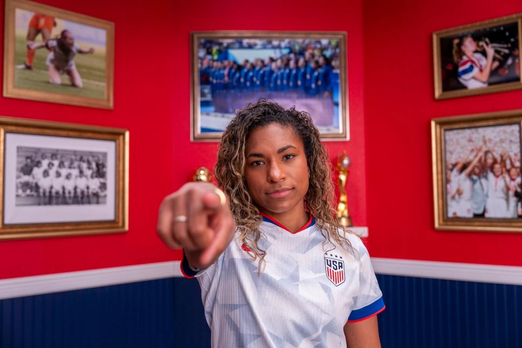 Catarina Macario poses in Brillance kit