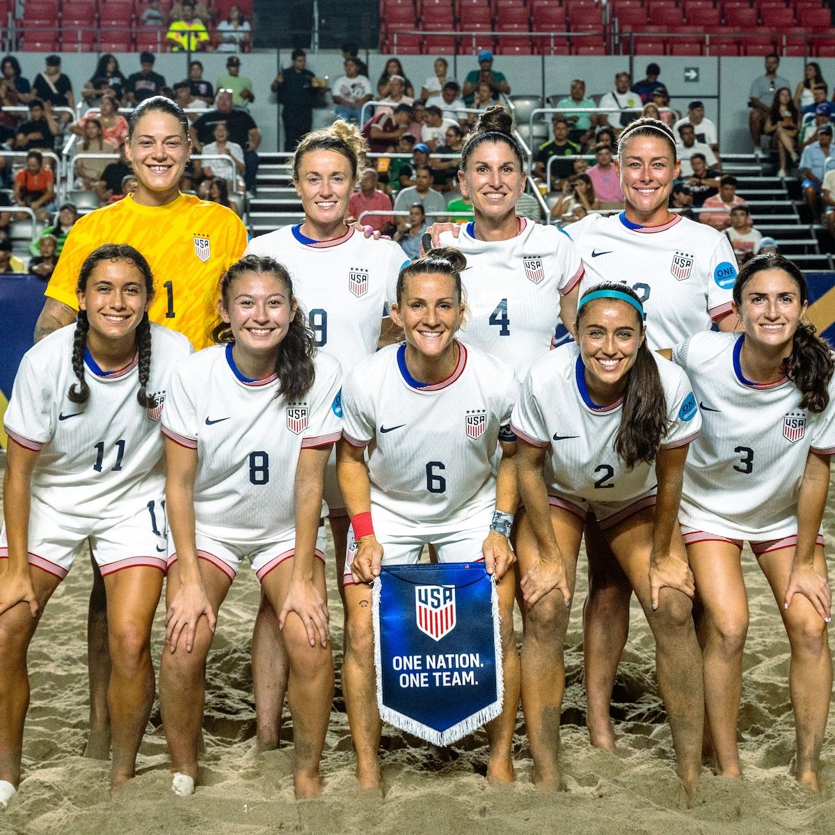 Beach WNT Claims Second Place at Acapulco Cup with 6-4 Win against Costa Rica