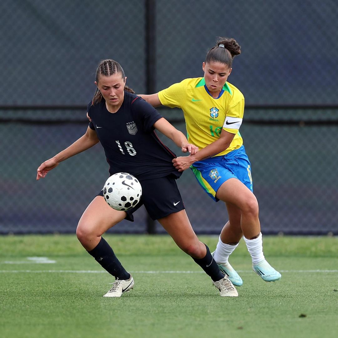 U.S. Under-20 Women's National Team Draws With Brazil, 1-1, in Second and Final Match During Kansas City Training Camp