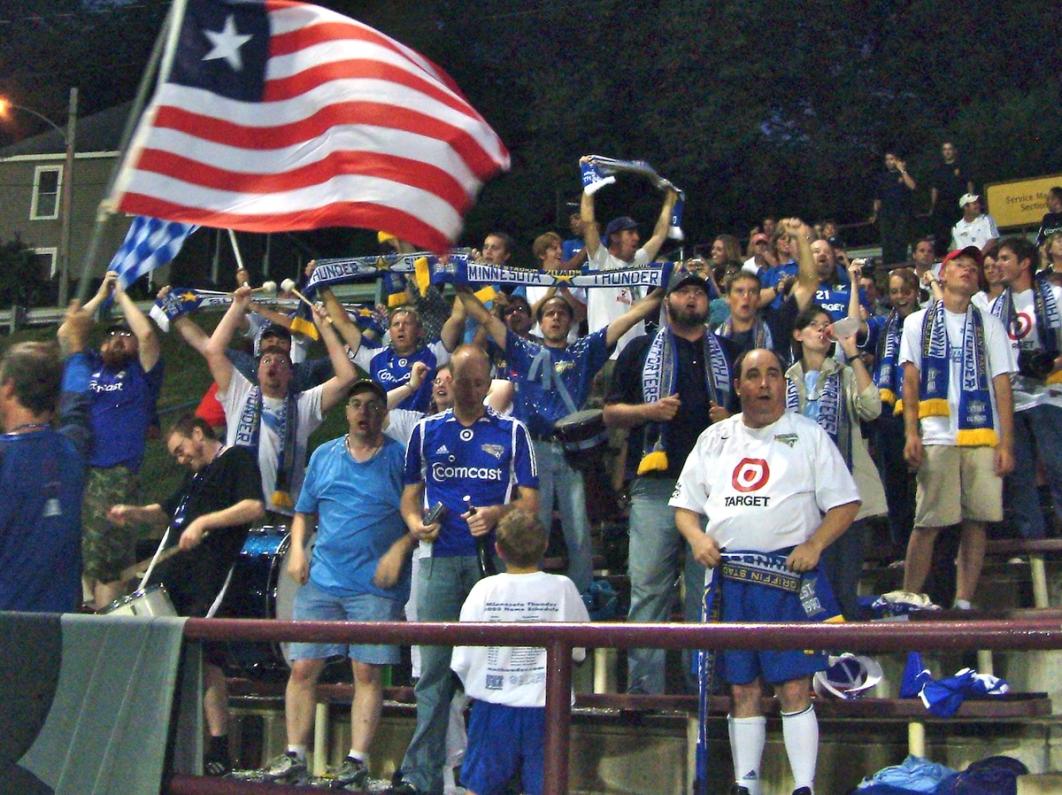 Thunder fans were thrilled by their side in the 2005 Open Cup