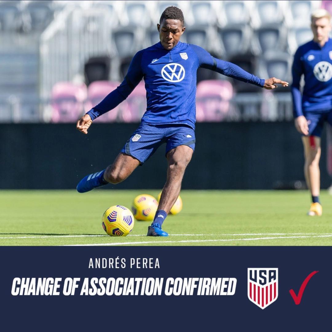 CONFIRMED: Andrés Perea Gains FIFA Approval to Represent the United States