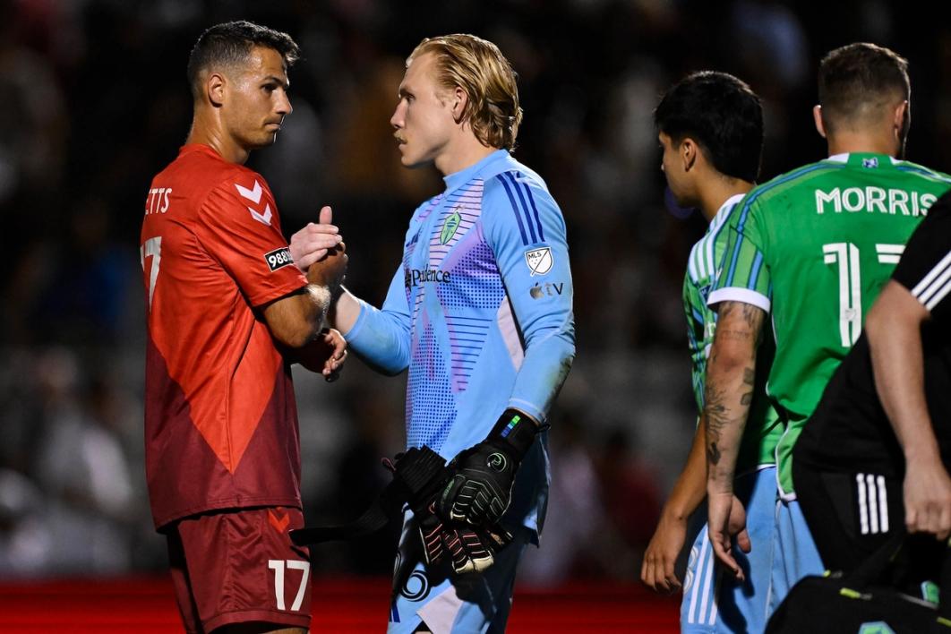 Andrew Thomas shakes hands with a Sacramento Republic player after their Open Cup match​​​​‌﻿‍﻿​‍​‍‌‍﻿﻿‌﻿​‍‌‍‍‌‌‍‌﻿‌‍‍‌‌‍﻿‍​‍​‍​﻿‍‍​‍​‍‌﻿​﻿‌‍​‌‌‍﻿‍‌‍‍‌‌﻿‌​‌﻿‍‌​‍﻿‍‌‍‍‌‌‍﻿﻿​‍​‍​‍﻿​​‍​‍‌‍‍​‌﻿​‍‌‍‌‌‌‍‌‍​‍​‍​﻿‍‍​‍​‍‌‍‍​‌﻿‌​‌﻿‌​‌﻿​​‌﻿​﻿​﻿‍‍​‍﻿﻿​‍﻿﻿‌﻿‌‌‌﻿​﻿‌﻿​﻿‌‍‌‍​‍﻿‍‌﻿​﻿‌‍​‌‌‍﻿‍‌‍‍‌‌﻿‌​‌﻿‍‌​‍﻿‍‌﻿​﻿‌﻿‌​‌﻿‌‌‌‍‌​‌‍‍‌‌‍﻿﻿​‍﻿﻿‌‍‍‌‌‍﻿‍‌﻿‌​‌‍‌‌‌‍﻿‍‌﻿‌​​‍﻿﻿‌‍‌‌‌‍‌​‌‍‍‌‌﻿‌​​‍﻿﻿‌‍﻿‌‌‍﻿﻿‌‍‌​‌‍‌‌​﻿﻿‌‌﻿​​‌﻿​‍‌‍‌‌‌﻿​﻿‌‍‌‌‌‍﻿‍‌﻿‌​‌‍​‌‌﻿‌​‌‍‍‌‌‍﻿﻿‌‍﻿‍​﻿‍﻿‌‍‍‌‌‍‌​​﻿﻿‌​﻿‌‌​﻿‌‍‌‍‌​‌‍​﻿‌‍‌​​﻿‍‌​﻿‌‌​﻿​​​‍﻿‌‌‍​‍‌‍​‍​﻿​‌​﻿​‌​‍﻿‌​﻿‌​​﻿​﻿​﻿‌﻿‌‍‌‍​‍﻿‌‌‍​‍​﻿‌‌​﻿​​​﻿​﻿​‍﻿‌‌‍​‌‌‍‌‌​﻿​‌​﻿​‍​﻿​﻿​﻿​​​﻿​​​﻿‍​‌‍​﻿‌‍‌‌​﻿‍​​﻿‍‌​﻿‍﻿‌﻿‌​‌﻿‍‌‌﻿​​‌‍‌‌​﻿﻿‌‌﻿​﻿‌﻿‌​‌‍﻿﻿‌﻿​‍‌﻿‍‌​﻿‍﻿‌﻿​​‌‍​‌‌﻿‌​‌‍‍​​﻿﻿‌‌‍​﻿‌‍﻿﻿‌‍﻿‍‌﻿‌​‌‍‌‌‌‍﻿‍‌﻿‌​​‍‌‌​﻿‌‌‌​​‍‌‌﻿﻿‌‍‍﻿‌‍‌‌‌﻿‍‌​‍‌‌​﻿​﻿‌​‌​​‍‌‌​﻿​﻿‌​‌​​‍‌‌​﻿​‍​﻿​‍​﻿​​‌‍‌‌​﻿​​‌‍​‍​﻿​‌‌‍​‍‌‍‌‍​﻿‌​‌‍‌‍​﻿​﻿‌‍‌​​﻿‌﻿​‍‌‌​﻿​‍​﻿​‍​‍‌‌​﻿‌‌‌​‌​​‍﻿‍‌‍‍‌‌‍﻿‌‌‍​‌‌‍‌﻿‌‍‌‌​‍﻿‍‌‍​‌‌‍﻿​‌﻿‌​​﻿﻿﻿‌‍​‍‌‍​‌‌﻿​﻿‌‍‌‌‌‌‌‌‌﻿​‍‌‍﻿​​﻿﻿‌‌‍‍​‌﻿‌​‌﻿‌​‌﻿​​‌﻿​﻿​‍‌‌​﻿​﻿‌​​‌​‍‌‌​﻿​‍‌​‌‍​‍‌‌​﻿​‍‌​‌‍‌﻿‌‌‌﻿​﻿‌﻿​﻿‌‍‌‍​‍﻿‍‌﻿​﻿‌‍​‌‌‍﻿‍‌‍‍‌‌﻿‌​‌﻿‍‌​‍﻿‍‌﻿​﻿‌﻿‌​‌﻿‌‌‌‍‌​‌‍‍‌‌‍﻿﻿​‍‌‍‌‍‍‌‌‍‌​​﻿﻿‌​﻿‌‌​﻿‌‍‌‍‌​‌‍​﻿‌‍‌​​﻿‍‌​﻿‌‌​﻿​​​‍﻿‌‌‍​‍‌‍​‍​﻿​‌​﻿​‌​‍﻿‌​﻿‌​​﻿​﻿​﻿‌﻿‌‍‌‍​‍﻿‌‌‍​‍​﻿‌‌​﻿​​​﻿​﻿​‍﻿‌‌‍​‌‌‍‌‌​﻿​‌​﻿​‍​﻿​﻿​﻿​​​﻿​​​﻿‍​‌‍​﻿‌‍‌‌​﻿‍​​﻿‍‌​‍‌‍‌﻿‌​‌﻿‍‌‌﻿​​‌‍‌‌​﻿﻿‌‌﻿​﻿‌﻿‌​‌‍﻿﻿‌﻿​‍‌﻿‍‌​‍‌‍‌﻿​​‌‍​‌‌﻿‌​‌‍‍​​﻿﻿‌‌‍​﻿‌‍﻿﻿‌‍﻿‍‌﻿‌​‌‍‌‌‌‍﻿‍‌﻿‌​​‍‌‌​﻿‌‌‌​​‍‌‌﻿﻿‌‍‍﻿‌‍‌‌‌﻿‍‌​‍‌‌​﻿​﻿‌​‌​​‍‌‌​﻿​﻿‌​‌​​‍‌‌​﻿​‍​﻿​‍​﻿​​‌‍‌‌​﻿​​‌‍​‍​﻿​‌‌‍​‍‌‍‌‍​﻿‌​‌‍‌‍​﻿​﻿‌‍‌​​﻿‌﻿​‍‌‌​﻿​‍​﻿​‍​‍‌‌​﻿‌‌‌​‌​​‍﻿‍‌‍‍‌‌‍﻿‌‌‍​‌‌‍‌﻿‌‍‌‌​‍﻿‍‌‍​‌‌‍﻿​‌﻿‌​​‍​‍‌﻿﻿‌