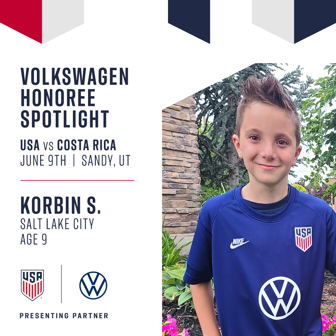 Volkswagen Honoree Spotlight: Korbin S.