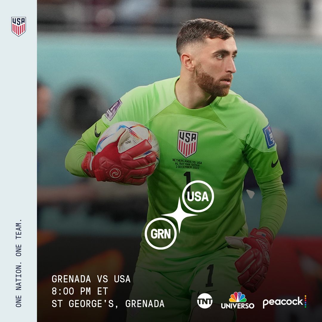 2022 2023 concacaf nations league USMNT vs Grenada Preview TV Channels Start Time