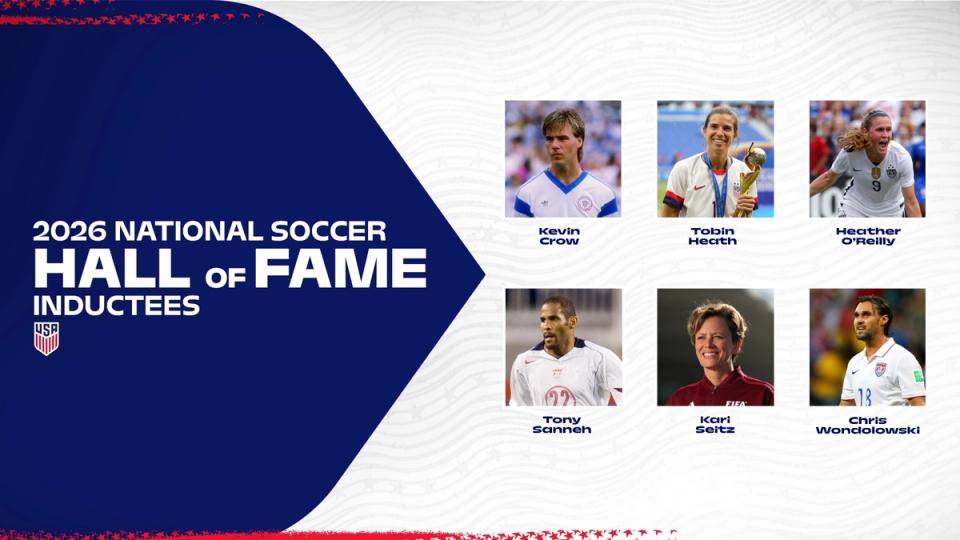 USWNT’s Heath and O’Reilly Elected in First Year of Eligibility, Will Join MLS Stars Wondolowski and Sanneh, Indoor Legend Crow and Referee Seitz at May 1 Induction