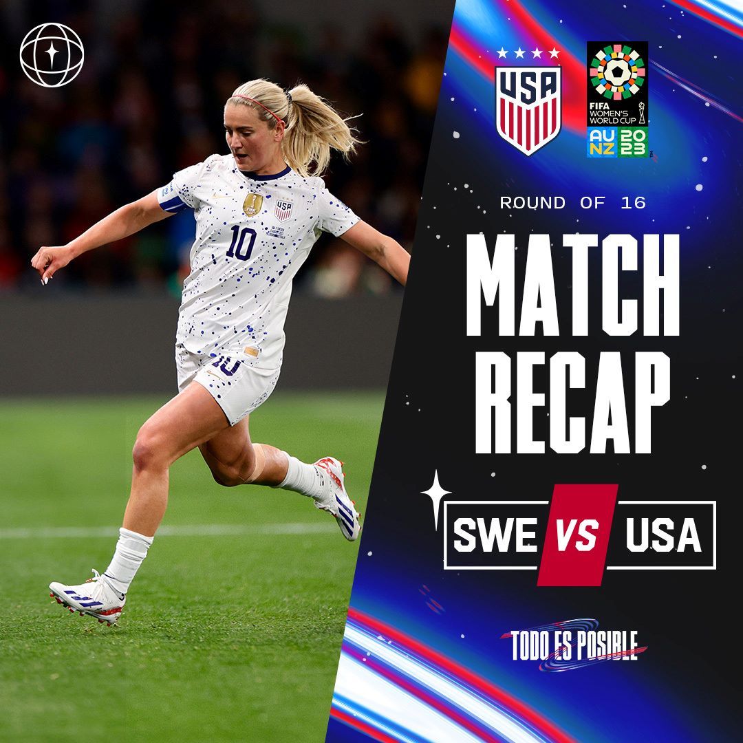 FIFA Womens World Cup 2023 USWNT 0 Sweden 0 Match Report Score Stats