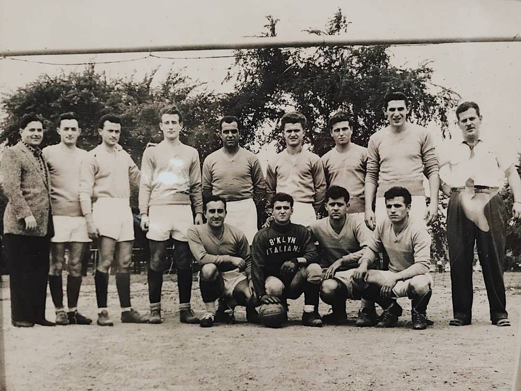 An early photo, above, of those same influential Brooklyn Italians, who still operate as a soccer club and occasionally still compete in the U.S. Open Cup from the amateur division. 