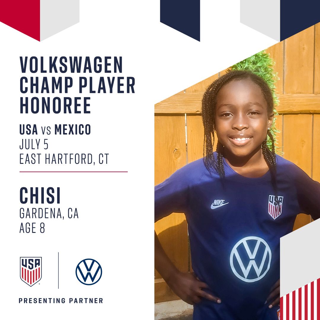 USWNT vs Mexico VW CHAMP Player Honoree: Chisi