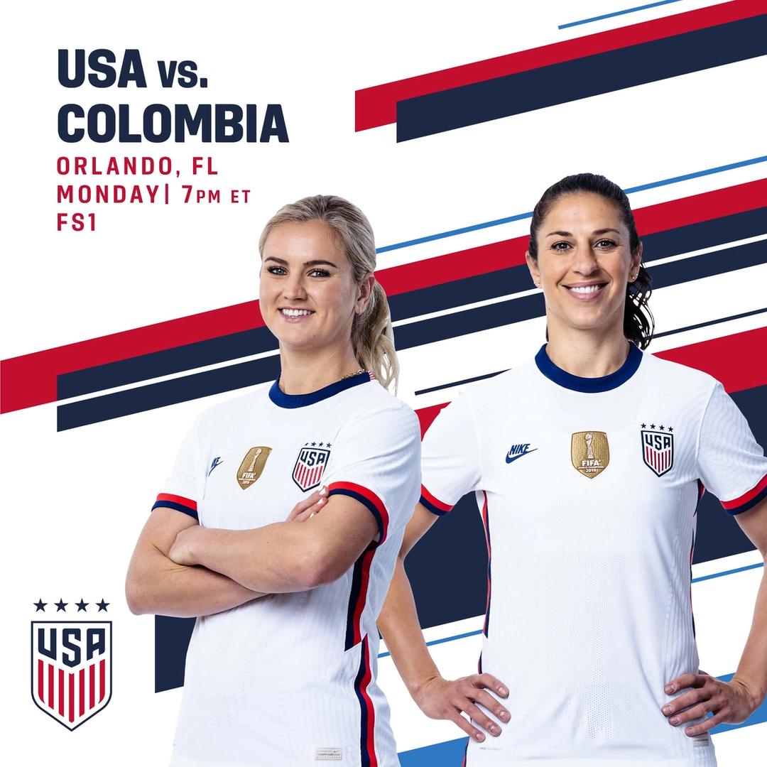 USWNT vs Colombia Preview Schedule TV Channels and Start Time