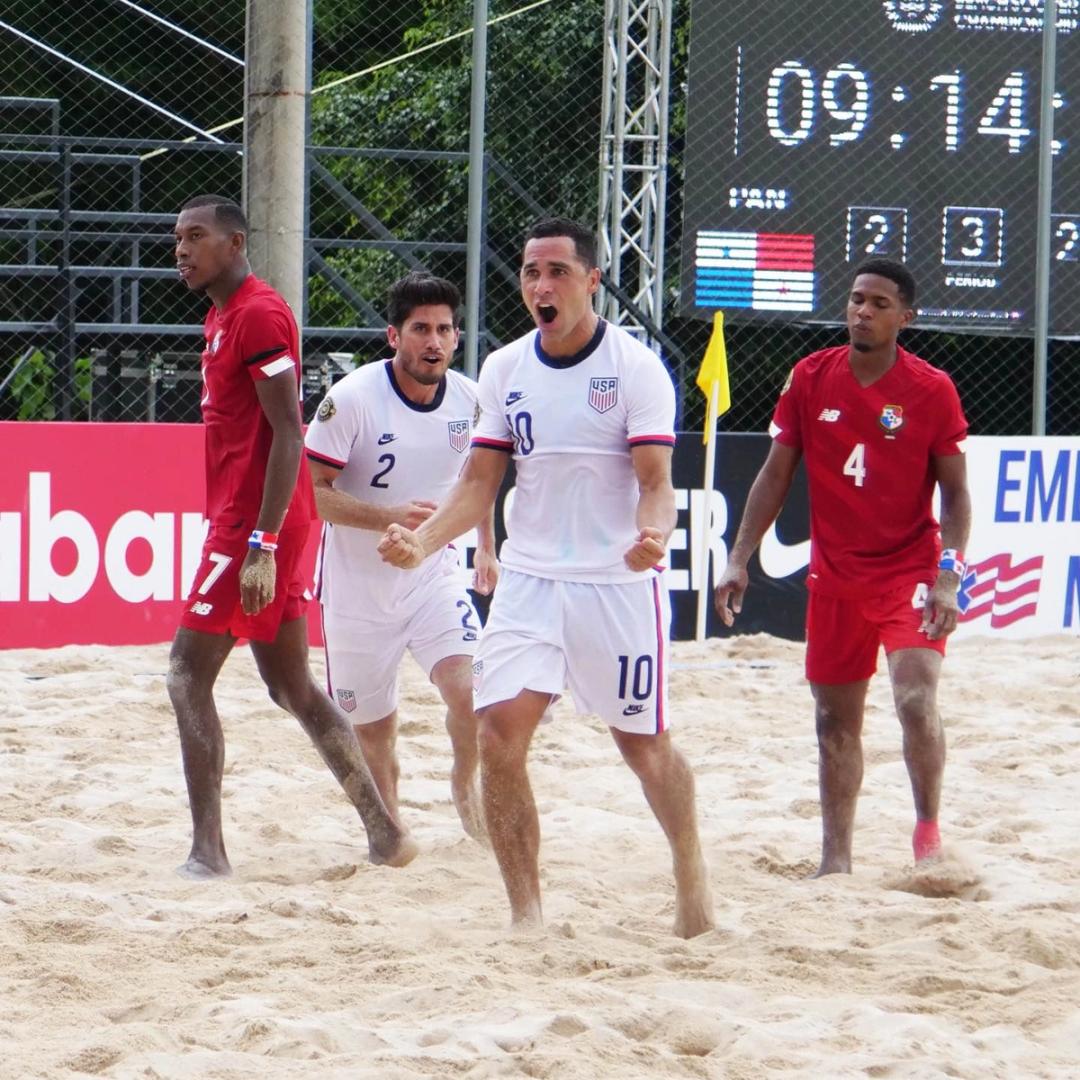 US Beach Mens National Team 4 Panama 3 Concacaf Beach Soccer Championship