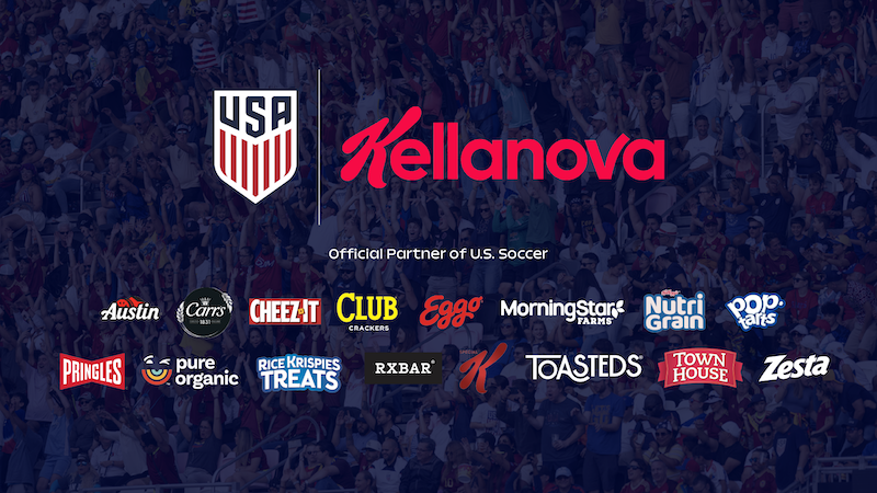 U.S. Soccer crest | kellanova cheezit eggo poptart kellog