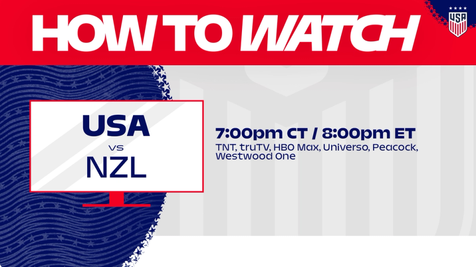 How to Watch: USWNT vs. New Zealand  8 p.m. ET TNT truTV Universo HBO Max Peacock Westwood One ​​​​‌﻿‍﻿​‍​‍‌‍﻿﻿‌﻿​‍‌‍‍‌‌‍‌﻿‌‍‍‌‌‍﻿‍​‍​‍​﻿‍‍​‍​‍‌﻿​﻿‌‍​‌‌‍﻿‍‌‍‍‌‌﻿‌​‌﻿‍‌​‍﻿‍‌‍‍‌‌‍﻿﻿​‍​‍​‍﻿​​‍​‍‌‍‍​‌﻿​‍‌‍‌‌‌‍‌‍​‍​‍​﻿‍‍​‍​‍‌‍‍​‌﻿‌​‌﻿‌​‌﻿​​‌﻿​﻿​﻿‍‍​‍﻿﻿​‍﻿﻿‌﻿‌‌‌﻿​﻿‌﻿​﻿‌‍‌‍​‍﻿‍‌﻿​﻿‌‍​‌‌‍﻿‍‌‍‍‌‌﻿‌​‌﻿‍‌​‍﻿‍‌﻿​﻿‌﻿‌​‌﻿‌‌‌‍‌​‌‍‍‌‌‍﻿﻿​‍﻿﻿‌‍‍‌‌‍﻿‍‌﻿‌​‌‍‌‌‌‍﻿‍‌﻿‌​​‍﻿﻿‌‍‌‌‌‍‌​‌‍‍‌‌﻿‌​​‍﻿﻿‌‍﻿‌‌‍﻿﻿‌‍‌​‌‍‌‌​﻿﻿‌‌﻿​​‌﻿​‍‌‍‌‌‌﻿​﻿‌‍‌‌‌‍﻿‍‌﻿‌​‌‍​‌‌﻿‌​‌‍‍‌‌‍﻿﻿‌‍﻿‍​﻿‍﻿‌‍‍‌‌‍‌​​﻿﻿‌​﻿‍‌​﻿‌﻿‌‍‌‌​﻿‍‌​﻿​‌‌‍‌‍​﻿‍‌‌‍​﻿​‍﻿‌​﻿‌‍‌‍‌‌​﻿‌﻿‌‍‌‌​‍﻿‌​﻿‌​​﻿​﻿​﻿​‌‌‍​﻿​‍﻿‌‌‍​‌​﻿​​​﻿‌‍‌‍​‍​‍﻿‌​﻿​​​﻿‌‍​﻿‍‌‌‍‌‍‌‍​﻿‌‍​‍​﻿‍‌​﻿​‌​﻿‍‌​﻿‌﻿‌‍​‌‌‍‌​​﻿‍﻿‌﻿‌​‌﻿‍‌‌﻿​​‌‍‌‌​﻿﻿‌‌﻿​﻿‌﻿‌​‌‍﻿﻿‌﻿​‍‌﻿‍‌​﻿‍﻿‌﻿​​‌‍​‌‌﻿‌​‌‍‍​​﻿﻿‌‌‍​﻿‌‍﻿﻿‌‍﻿‍‌﻿‌​‌‍‌‌‌‍﻿‍‌﻿‌​​‍‌‌​﻿‌‌‌​​‍‌‌﻿﻿‌‍‍﻿‌‍‌‌‌﻿‍‌​‍‌‌​﻿​﻿‌​‌​​‍‌‌​﻿​﻿‌​‌​​‍‌‌​﻿​‍​﻿​‍​﻿‍​​﻿‌﻿​﻿​‌‌‍‌​​﻿‌‌​﻿​​‌‍‌​​﻿‌‌​﻿​‌‌‍​‍‌‍​﻿‌‍​‌​‍‌‌​﻿​‍​﻿​‍​‍‌‌​﻿‌‌‌​‌​​‍﻿‍‌‍‍‌‌‍﻿‌‌‍​‌‌‍‌﻿‌‍‌‌‌​﻿‌‌‍﻿﻿‌‍​‍‌‍‍‌‌‍﻿​‌‍‌‌​‍﻿‍‌‍​‌‌‍﻿​‌﻿‌​​﻿﻿﻿‌‍​‍‌‍​‌‌﻿​﻿‌‍‌‌‌‌‌‌‌﻿​‍‌‍﻿​​﻿﻿‌‌‍‍​‌﻿‌​‌﻿‌​‌﻿​​‌﻿​﻿​‍‌‌​﻿​﻿‌​​‌​‍‌‌​﻿​‍‌​‌‍​‍‌‌​﻿​‍‌​‌‍‌﻿‌‌‌﻿​﻿‌﻿​﻿‌‍‌‍​‍﻿‍‌﻿​﻿‌‍​‌‌‍﻿‍‌‍‍‌‌﻿‌​‌﻿‍‌​‍﻿‍‌﻿​﻿‌﻿‌​‌﻿‌‌‌‍‌​‌‍‍‌‌‍﻿﻿​‍‌‍‌‍‍‌‌‍‌​​﻿﻿‌​﻿‍‌​﻿‌﻿‌‍‌‌​﻿‍‌​﻿​‌‌‍‌‍​﻿‍‌‌‍​﻿​‍﻿‌​﻿‌‍‌‍‌‌​﻿‌﻿‌‍‌‌​‍﻿‌​﻿‌​​﻿​﻿​﻿​‌‌‍​﻿​‍﻿‌‌‍​‌​﻿​​​﻿‌‍‌‍​‍​‍﻿‌​﻿​​​﻿‌‍​﻿‍‌‌‍‌‍‌‍​﻿‌‍​‍​﻿‍‌​﻿​‌​﻿‍‌​﻿‌﻿‌‍​‌‌‍‌​​‍‌‍‌﻿‌​‌﻿‍‌‌﻿​​‌‍‌‌​﻿﻿‌‌﻿​﻿‌﻿‌​‌‍﻿﻿‌﻿​‍‌﻿‍‌​‍‌‍‌﻿​​‌‍​‌‌﻿‌​‌‍‍​​﻿﻿‌‌‍​﻿‌‍﻿﻿‌‍﻿‍‌﻿‌​‌‍‌‌‌‍﻿‍‌﻿‌​​‍‌‌​﻿‌‌‌​​‍‌‌﻿﻿‌‍‍﻿‌‍‌‌‌﻿‍‌​‍‌‌​﻿​﻿‌​‌​​‍‌‌​﻿​﻿‌​‌​​‍‌‌​﻿​‍​﻿​‍​﻿‍​​﻿‌﻿​﻿​‌‌‍‌​​﻿‌‌​﻿​​‌‍‌​​﻿‌‌​﻿​‌‌‍​‍‌‍​﻿‌‍​‌​‍‌‌​﻿​‍​﻿​‍​‍‌‌​﻿‌‌‌​‌​​‍﻿‍‌‍‍‌‌‍﻿‌‌‍​‌‌‍‌﻿‌‍‌‌‌​﻿‌‌‍﻿﻿‌‍​‍‌‍‍‌‌‍﻿​‌‍‌‌​‍﻿‍‌‍​‌‌‍﻿​‌﻿‌​​‍‌‍‌‍‍‌‌﻿​﻿‌​‌​‌﻿​‍‌‍​‌‌‍‌‍‌﻿‌​​﻿﻿‌​‍​‍‌﻿﻿‌