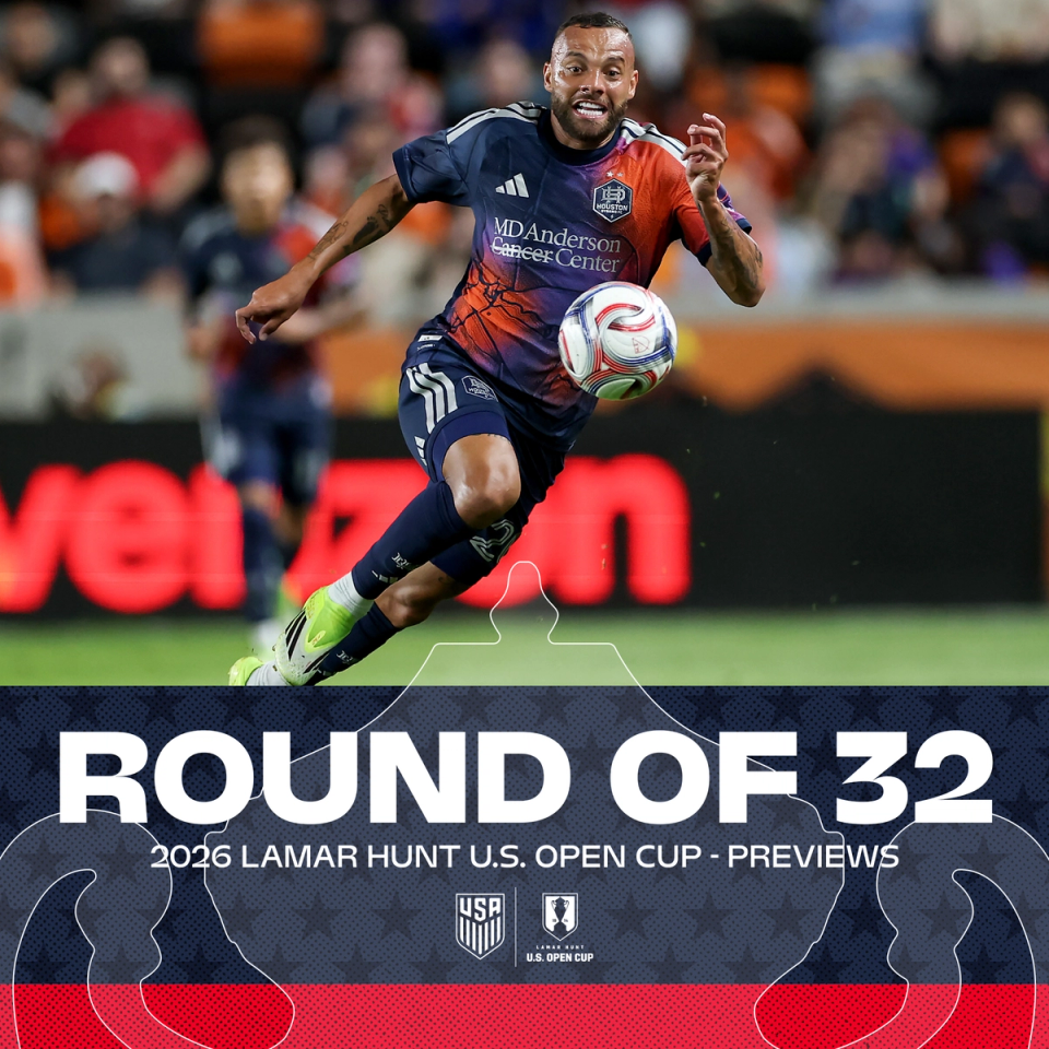 16 MLS Clubs Match Up Against Lower-Division Professional Sides in U.S. Open Cup Round of 32