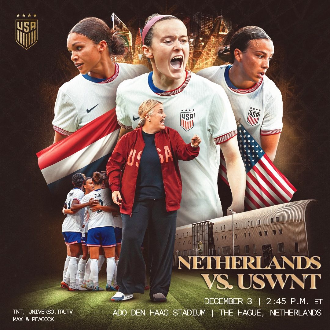 USWNT Will Finish Golden Year with Match against the Netherlands in The Hague