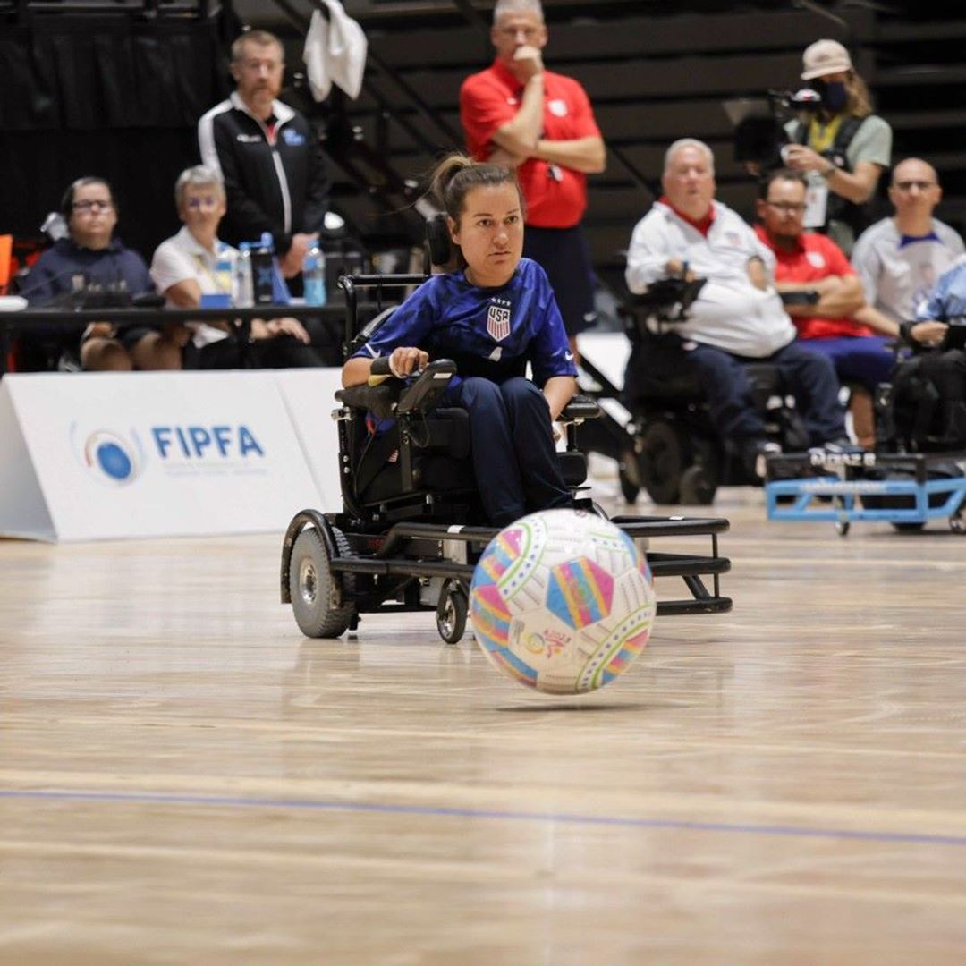 US Power Soccer National Team One Win Away From 2023 FIPFA Powerchair Football World Cup Final