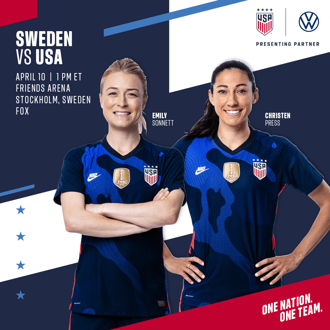 USWNT Will Travel to Europe in April FIFA Window to Face Sweden on April 10